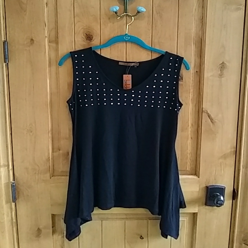 Belldini asymmetrical tank top